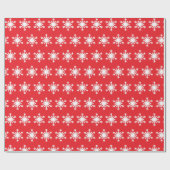 Snowflakes Patroon Cadeaupapier (Vlak)