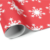 Snowflakes Patroon Cadeaupapier (Rol Hoek)