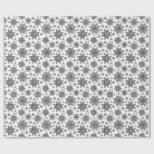 Snowflakes patroon cadeaupapier (Vlak)