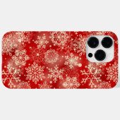 Snowflakes patroon Case-Mate iPhone case (Achterkant (horizontaal))