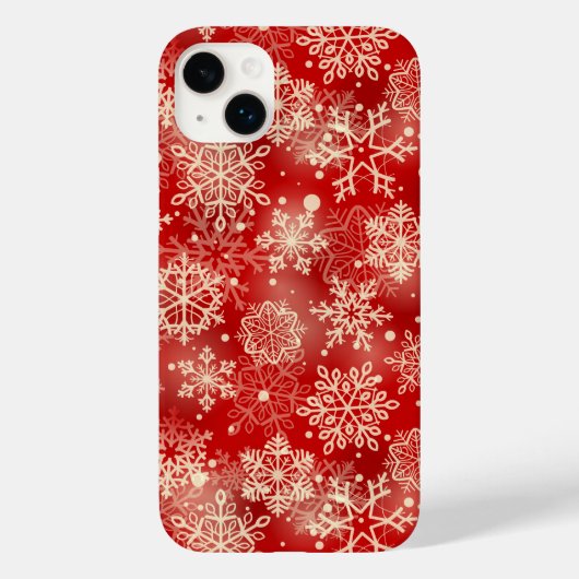 Snowflakes patroon Case-Mate iPhone case (Achterkant)