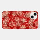 Snowflakes patroon Case-Mate iPhone case (Achterkant (horizontaal))