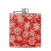 Snowflakes patroon heupfles (Voorkant)