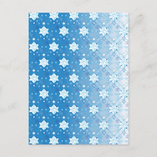 Snowflakes patroon I Briefkaart (Voorkant)
