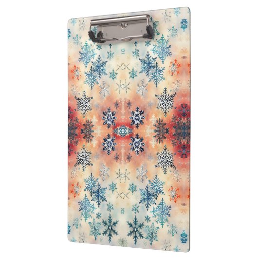 Snowflakes Patroon - Klembord (Links)