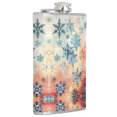 Snowflakes Patroon - Kolf Heupfles (Rechts)