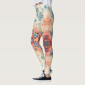 Snowflakes Patroon - Leggings (Links)