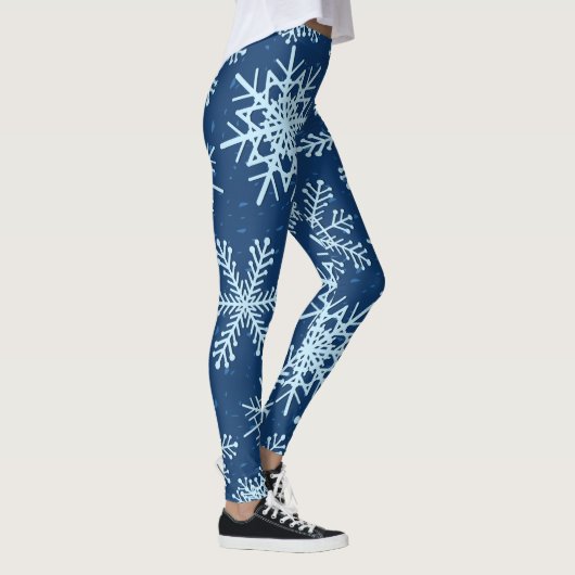 Snowflakes patroon leggings (Rechts)