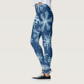 Snowflakes patroon leggings (Links)