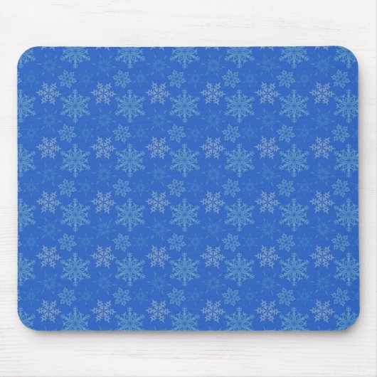 Snowflakes Patroon Muismat (Voorkant)