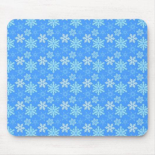 Snowflakes Patroon Muismat (Voorkant)
