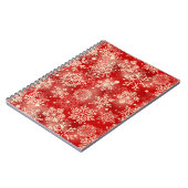 Snowflakes patroon notitieboek (Linkerzijde)