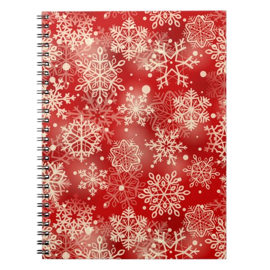 Snowflakes patroon notitieboek (Voorkant)