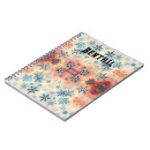  Snowflakes Patroon - Notitieboek (Linkerzijde)