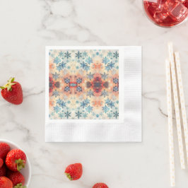  Snowflakes Patroon - Papier Napkins Servet