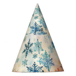  Snowflakes Patroon - Pet van de Partij Feesthoedjes