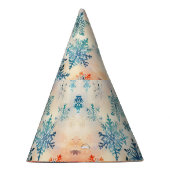  Snowflakes Patroon - Pet van de Partij Feesthoedjes (Rechts)