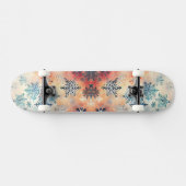  Snowflakes Patroon - Skateboard (Horizontaal)