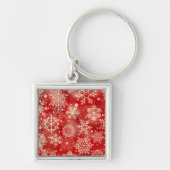 Snowflakes patroon sleutelhanger (Voorkant)
