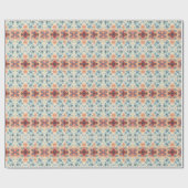 Snowflakes Patroon - Verpakkingspapier Cadeaupapier (Vlak)
