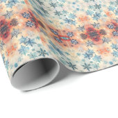 Snowflakes Patroon - Verpakkingspapier Cadeaupapier (Rol Hoek)