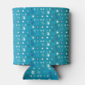 Snowflakes patroon VII Blikjeskoeler (Achterkant)