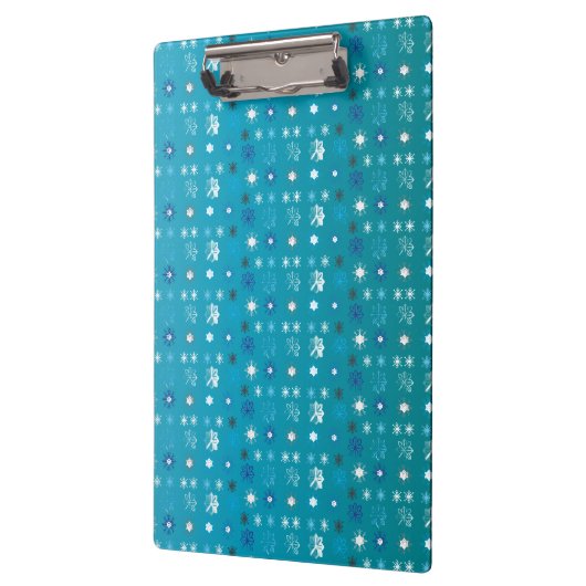 Snowflakes patroon VII Klembord (Links)