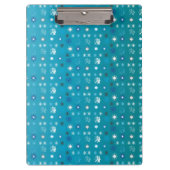 Snowflakes patroon VII Klembord (Voorkant)