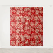 Snowflakes patroon wandkleed (Voorkant)