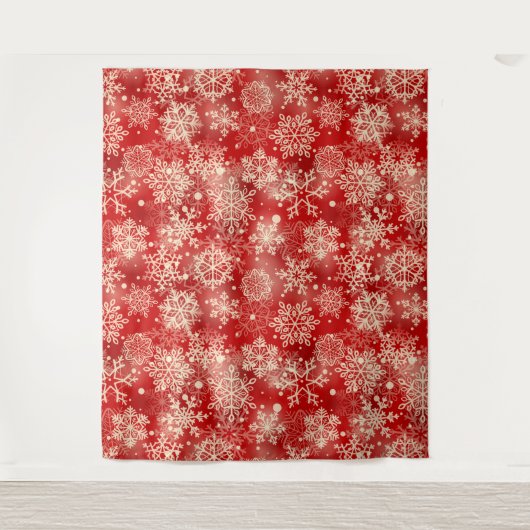 Snowflakes patroon wandkleed (Voorkant)