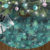  Snowflakes Pattern Green ID846 Kerstboom Rok