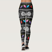 Snowflakes Pattern Leggings (Achterkant)