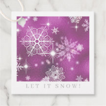  Snowflakes Pattern Orchid Pink ID846