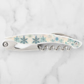  Snowflakes Pattern - Waiter's Corkschroef Kurkentrekker (Voorkant)