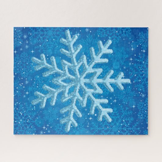 Snowflakes Puzzle Legpuzzel (Horizontaal)