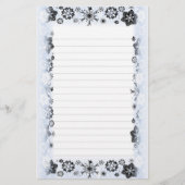 Snowflakes rand geschreven papier (Voorkant)