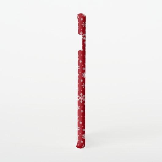 Snowflakes Red Case Samsung Galaxy Hoesje (Rechterkant)