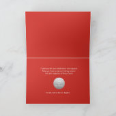 Snowflakes Red Corporate Prettige feestdagen (Binnen)