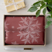Snowflakes Red Holiday Kerstmis Tissuepapier (Geschenk)