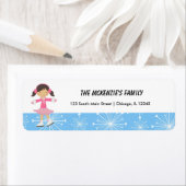 Snowflakes retouradres etiket (Insitu)