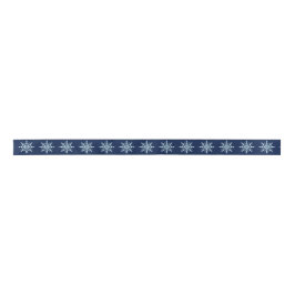 Snowflakes Ribbon Satijnen Lint