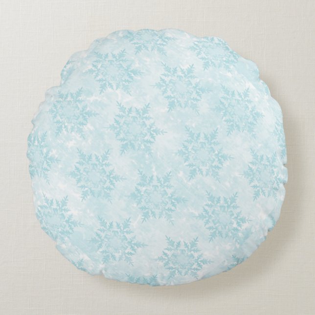 SnOwFlAkEs Rond Kussen (Voorkant)