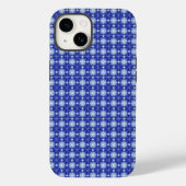 Snowflakes Royal Blue Phone Case (Achterkant)