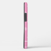 Snowflakes Roze gepersonaliseerde naam Case-Mate iPhone Case (Achterkant / Rechts)