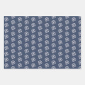 Snowflakes Roze kerstboomschilfers Sneeuwvlok Inpakpapier Vel (Voorkant 2)