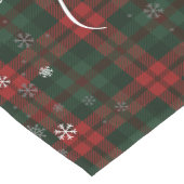 Snowflakes Rustisch, geblazen script Korte Tafelloper (Hoek)