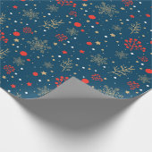 Snowflakes, sars, Planten van Floral Cadeaupapier (Hoek)