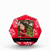 Snowflakes script voor prettige kerst fotoblokken (Voorkant)