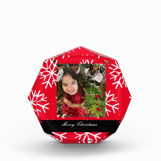 Snowflakes script voor prettige kerst fotoblokken (Voorkant)