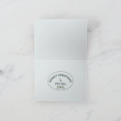 Snowflakes, sierplanten, vers wit met kerstbomen feestdagen kaart (Binnen)